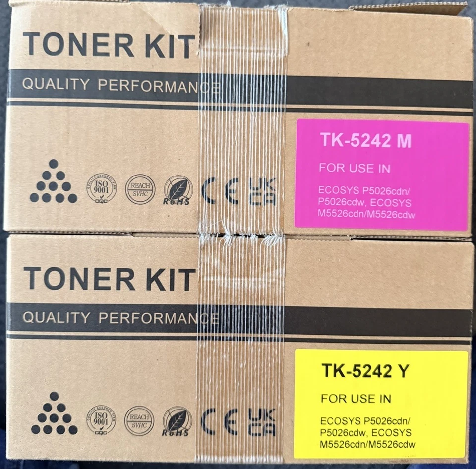 Juego de 4 cartuchos de tóner Kyocera TK5242 ECOSYS P5026cdw cdn M5526cdn cdw Foto 1 de 4