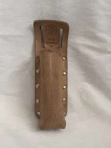 KLEIN TOOLS Leather Tool Sheath Klein 5129 Klein Knife Pouch Belt Sheath - Picture 1 of 12