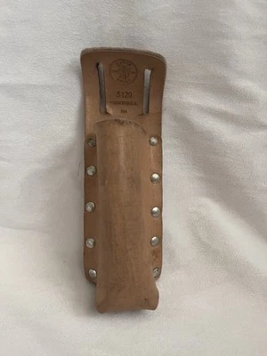 KLEIN TOOLS Leather Tool Sheath Klein 5129 Klein Knife Pouch Belt Sheath - Image 1 of 4
