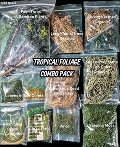 Combo de lámina escala 1/35 Pac Tropical Diorama 15+ productos toma de fuerza Vietnam Dios 8865 - Imagen 1 de 15