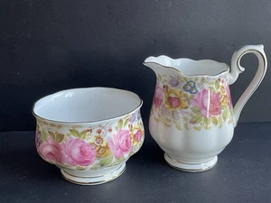 Royalbalbert Bone China Serena Sugar Creamer Set - Picture 1 of 6