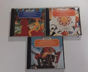 Shostakovich 3 CDs Olympia Symphonies 1-4, 15 Suite No 1 for Jazz and Bedbug - Imagen 1 de 7