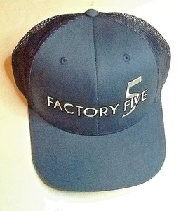 FACTORY 5 "TRUCKER" MÜTZE NIE GETRAGEN VERSTELLBARE PASSFORM DUNKELBLAU MIT SILBER 022824B - Bild 1 von 6