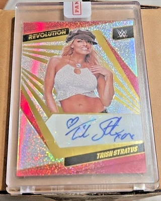 TRISH STRATUS 2022 Panini Revolution WWE Autographs Encased - Image 1 of 2
