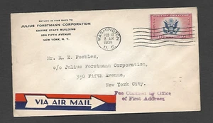 U.S. 1936 AIR MAIL SPECIAL DELIVERY # CE2 FIRST DAY COVER, WASHINGTON D. C. - Picture 1 of 2
