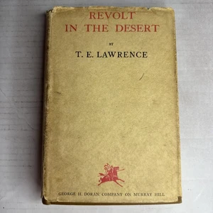 Revolte in der Wüste T E Lawrence 2nd US Gift Edition 1927 Doran DJ Kennington - Bild 1 von 24