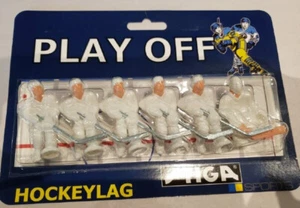 Stiga Blanco Liso "Pinta Tu Propio" Equipo de Hockey de Mesa Jugadores PLAYOFF ESTILO INTL - Imagen 1 de 1
