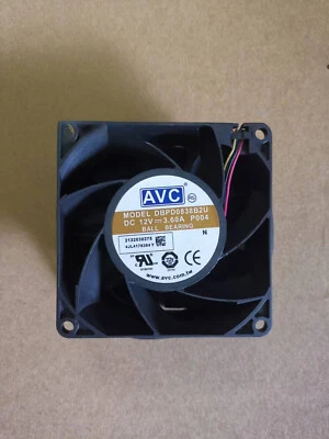 1pc AVC DBPD0838B2U 8038 8CM 12V 3.6A 4-wire Double Ball Cooling Fan - Image 1 of 2
