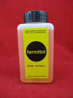 Fermitol flüssig Pinsel 125 g Kunstharz Dichtungsmittel Kleber Dichtung Loro X