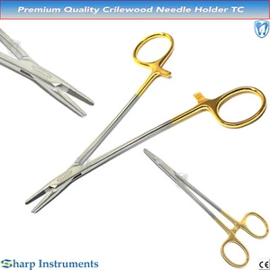 Crilewood TC Needle Holder 6" NEW Surgical Dental Instruments Stainless German - Picture 1 of 5