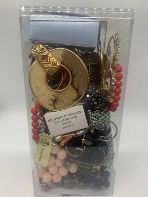 VNT-NOW ALL WEARABLE 3+Lb Jewelry Lot Some Signed/Sterling Silver Piece READ - Image 1 of 4