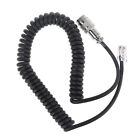 Round 8 Pin To 8 Pin Rj-45 Microphone Adapter Cable For Yaesu Md-200 100 Mh-31