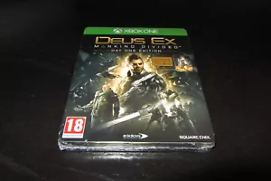 DEUS EX MANKIND DIVIDED DAY ONE STEELBOOK EDITION XBOX ONE NEW SEALED - Picture 1 of 6