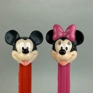 Disney Mickey Mouse y Minnie Mouse PEZ Dispensadores Sin usar Lote de 2 - Imagen 1 de 11
