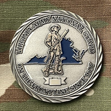 GENUINE 'VIRGINIA ARMY NATIONAL GUARD' Challenge Coin