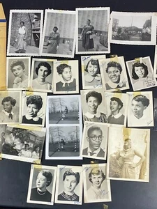 Álbum de recortes y fotos de viaje raro de estudiantes afroamericanos y universitarios años 50 años 60 - Imagen 1 de 21