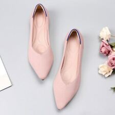 Women Mesh Soft Bottom Pointed Toe Spring Ballet Flats Stretch Slip On Loafers