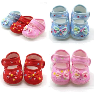 Newborn Infant Baby Girl Casual Soft Sole Prewalker Cotton Warm Prewalker - Picture 1 of 15