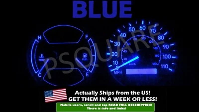 Kit de bombillas LED para tablero de instrumentos azul para Toyota 98 02 1998 2002 Corolla Foto 1 de 2