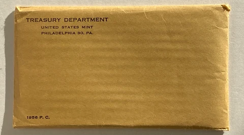 1956 U.S. Mint Proof Set - Free Shipping Cover