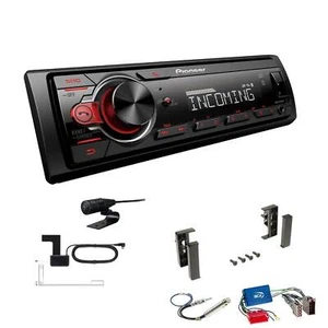 Pioneer MVH-330DAB Autoradio Bluetooth DAB Einbauset für Audi A2 ab 1999 schwarz - Bild 1 von 4
