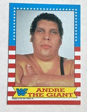 1987 Topps WrestleMania 3 ANDRE THE GIANT WWF WWE HOF Wrestling Card #2 + Bonus