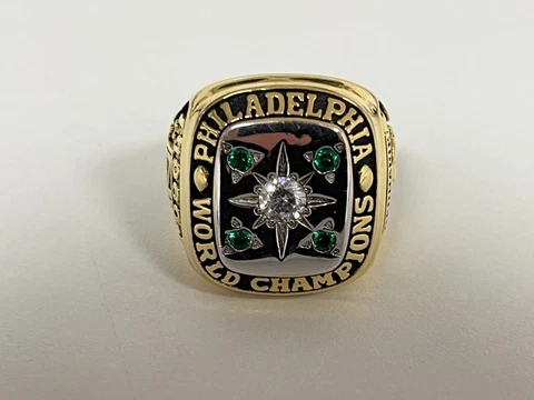 1960 Philadelphia Eagles World Championship Ring NFL Chuck Bednarik Size 14 Cover