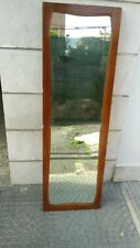 Specchiera specchio legno sportello armadio vintage 158x50 negozio vetrina casa