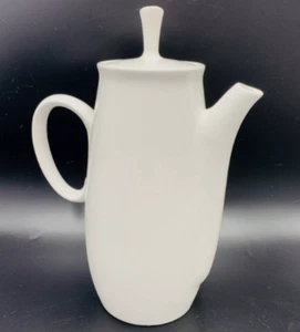 Franciscan Coffee Tea Pot Cloud Nine Whitestone Ware JAPAN Modernist Mid Century - Picture 1 of 7