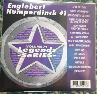 LEGENDS KARAOKE CDG ENGELBERT HUMPERDINCK VOL 1 OLDIES #74 15 SONGS CD+G - Image 1 of 2