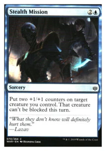 Stealth Mission War of the Spark MTG - NM+ (Mythic Relics) - Picture 1 of 1