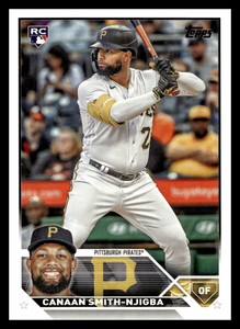 2023 Topps Update #US187 Canaan Smith-Njigba Pittsburgh Pirates Baseball Card