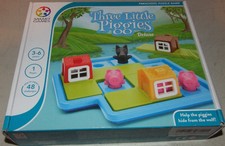 Smart Games brainteaser puzzle: Three Little Piggies deluxe, solo player game