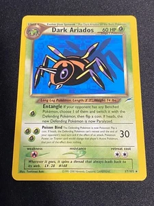 Dunkles Ariados Neo Destiny 17/105 Pokemon Karte WOTC Rare MINT - Bild 1 von 4