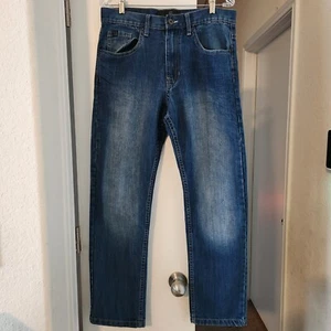 Southpole Jeans Mens Blue Denim W34" X L32" y2k Urban Relaxed Fit Hip Hop 82628 - Picture 1 of 8