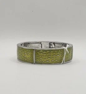 Lia Sophia Quench Stretch Enamel Green Bracelet - Picture 1 of 9