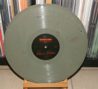 EMINEM & RIHANNA LOVE THE WAY YOU LIE PROMO GREEN MARBLED - Image 1 of 4