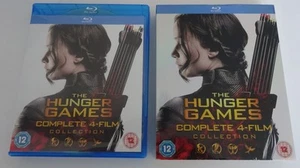 THE HUNGER GAMES COMPLETE 4-FILM COLLECTION BLU RAY - Picture 1 of 2