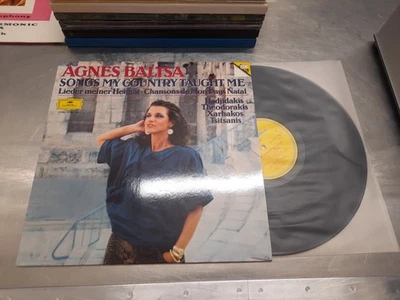 NEAR MINT++ Agnes Baltsa Songs My Country Taught Me Deutsche Grammophon 1986 - Bild 1 von 4