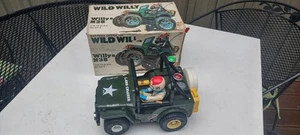 Wild Willy  Willys M38 1/10 Battery Operated Toy, Taiwan Long Life Toys WORKS !! - Picture 1 of 9