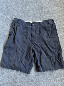Tommy Bahama Men's Navy Blue Shorts Size 36 Tencel Cotton Blend Flat Front - Picture 1 of 9