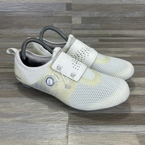 Shimano SHIC500W Women’s US Size 8.5 White Indoor Cycling Shoes With Clips - Picture 1 of 12