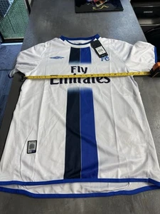 Umbro Chelsea FC Retro Trikot 2003/05 Lampard 8 medium weiß blau Fly Emirates - Bild 1 von 7