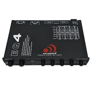 Massive Audio EQ4 4 Band Car Audio Graphic Equalizer - Picture 1 of 1