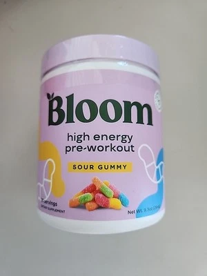 Polvo pre-entrenamiento de alta energía Bloom Nutrition - GOMA AGRIA - 9,3 oz 30 porciones Foto 1 de 4