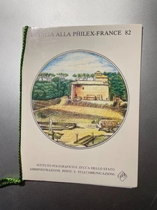 1982 Folder Precursore Philex France con Foglietto Erinnofilo IPZS e Turistica - Picture 1 of 6