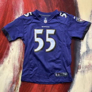 Terrell Suggs #55 Baltimore Ravens Nike On Field Jersey Stitched Size Youth M - Picture 1 of 10