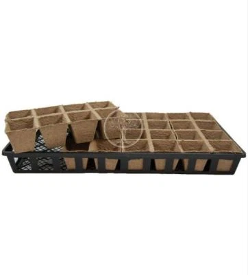 Tiras compostables de musgo de turba Jiffy #525 con tela plana de plástico 1020 - Paquete de 5 Foto 1 de 3