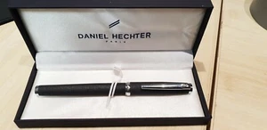 Coffret Stylo roller DANIEL HECHTER anthracite métallisé *NEUF* - Imagen 1 de 2