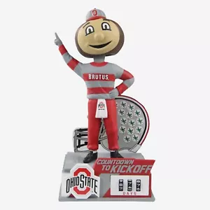 Brutus Buckeye Ohio State Buckeyes Countdown To Kickoff Mascot Bobblehead - Picture 1 of 3